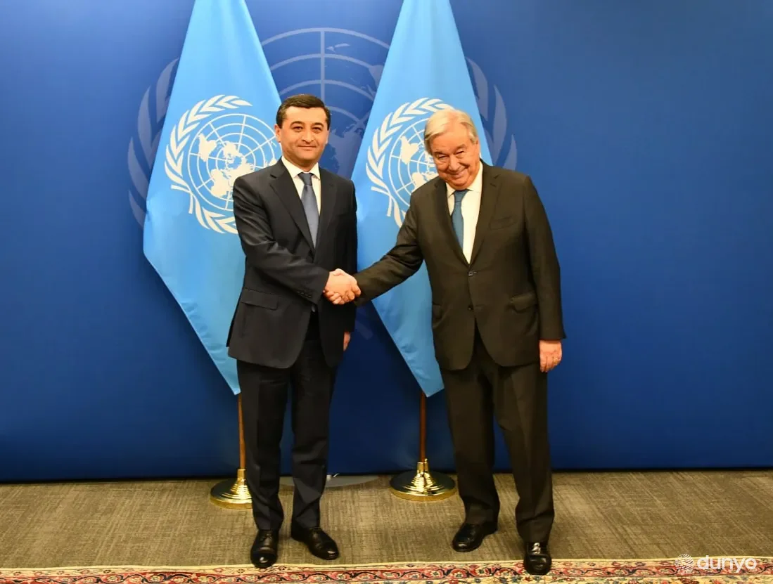 Ўзбекистон ташқи ишлар вазири Нью-Йоркда БМТ бош котиби билан учрашди