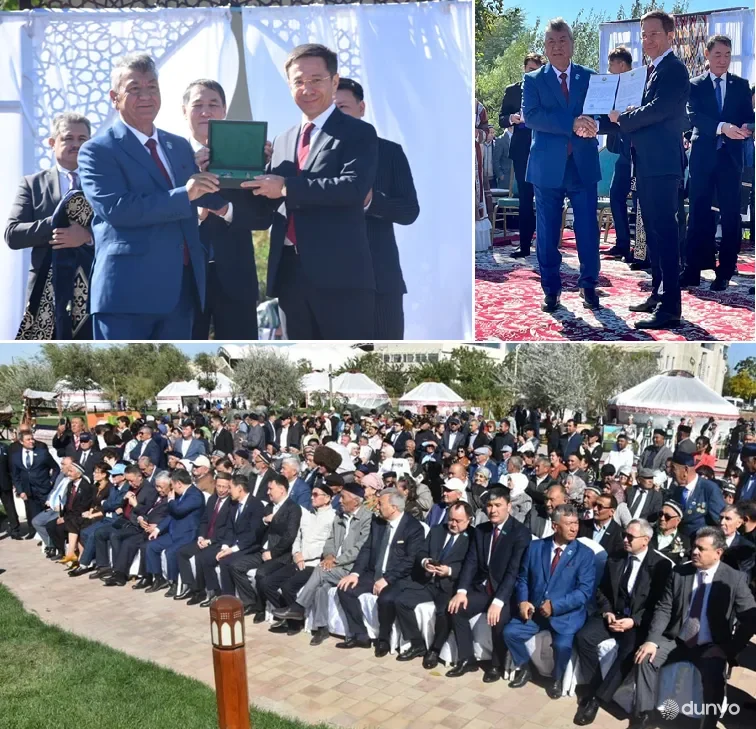 Председателю Ассоциации узбекских этнокультурных объединений Казахстана вручен орден Узбекистана "Дўстлик"