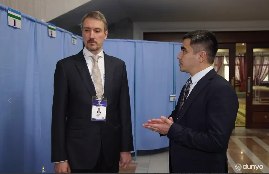 МДҲ кузатувчилари миссияси аъзоси Ўзбекистоннинг Россиядаги элчихонаси ҳузурида тузилган сайлов участкаси фаолияти билан танишди