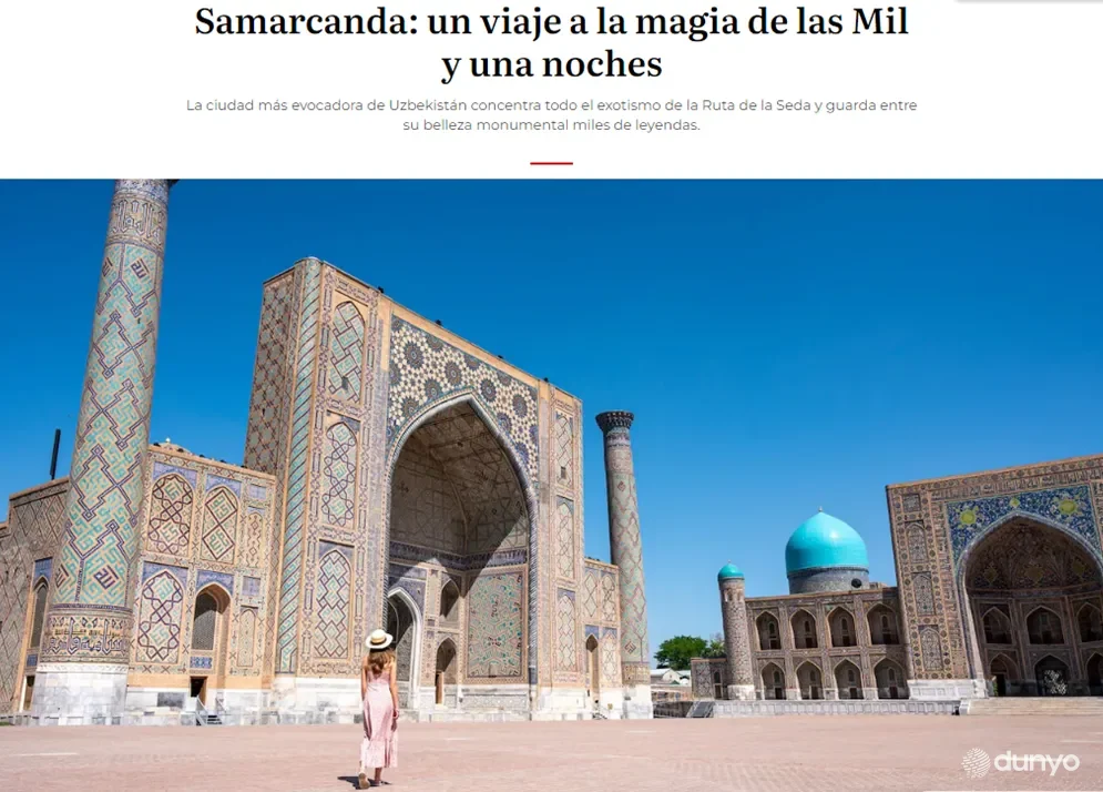 "Hola" онлайн нашри: Самарқанд қадимда Шарқ ва Ғарбни бир-бирига боғлаган савдо йўлининг юраги эди