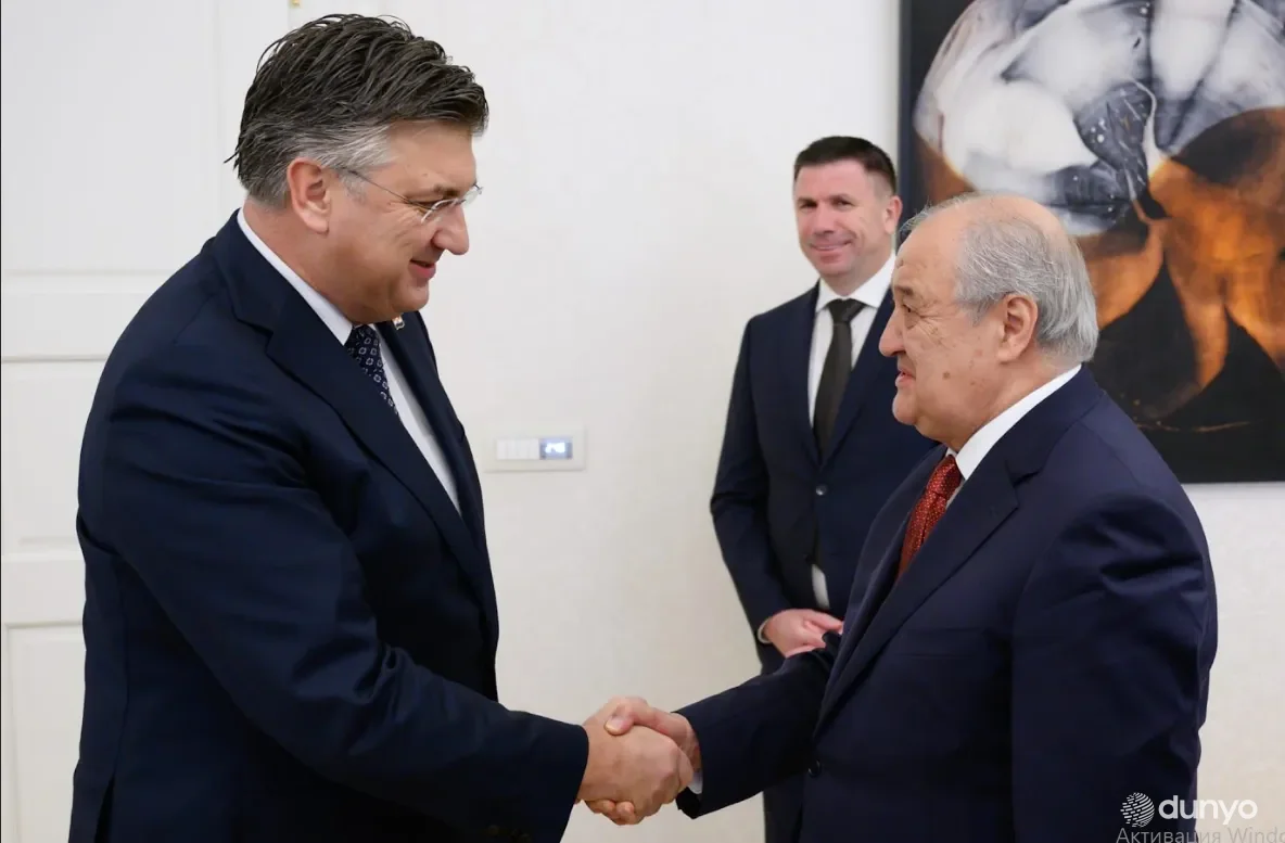 Ўзбекистон делегацияси Загребда Хорватия раҳбарияти билан музокаралар ўтказди