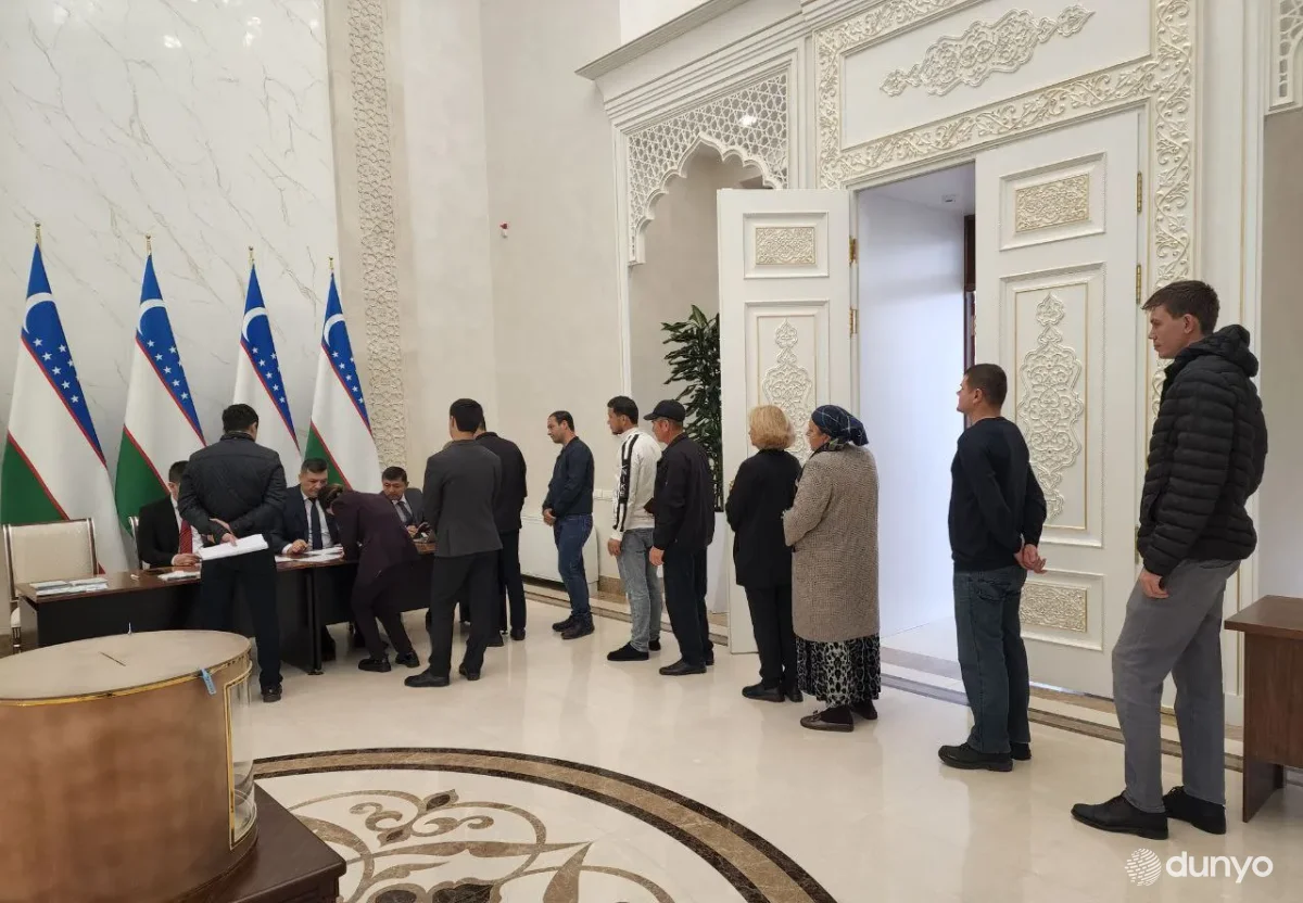 Тожикистонда Ўзбекистон парламенти сайлови бўйича овоз бериш жараёни бўлиб ўтмоқда