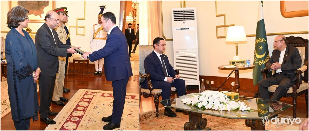 Новый посол Узбекистана вручил верительные грамоты Президенту Пакистана