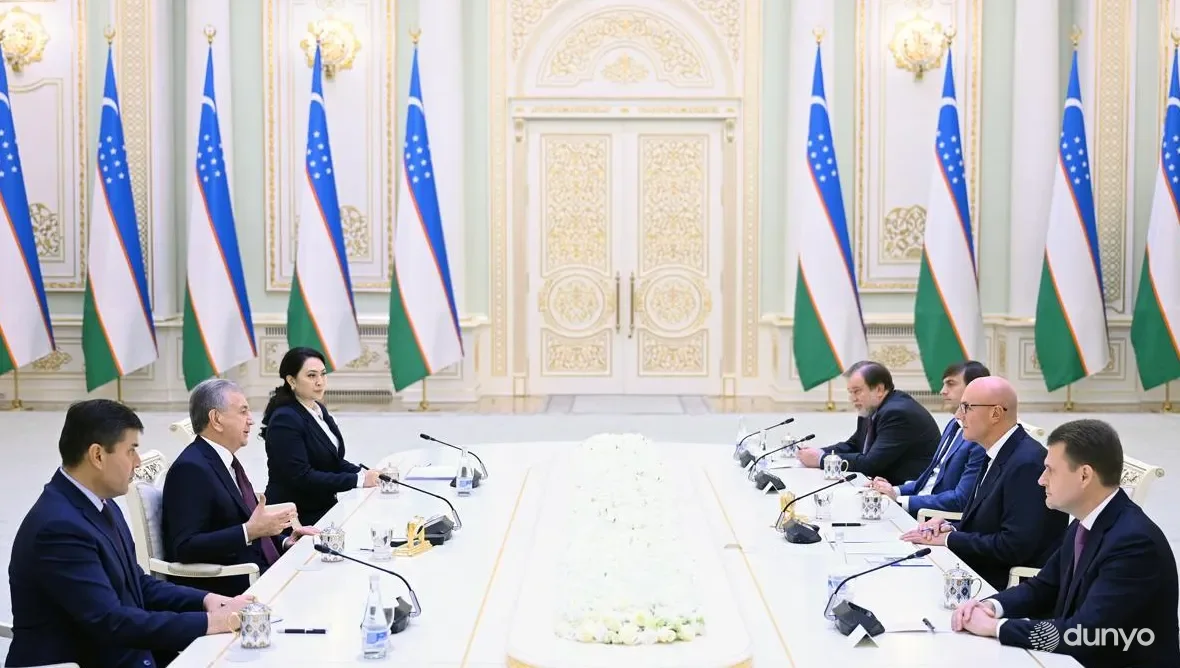 President of Uzbekistan receives governmental delegation of Russia