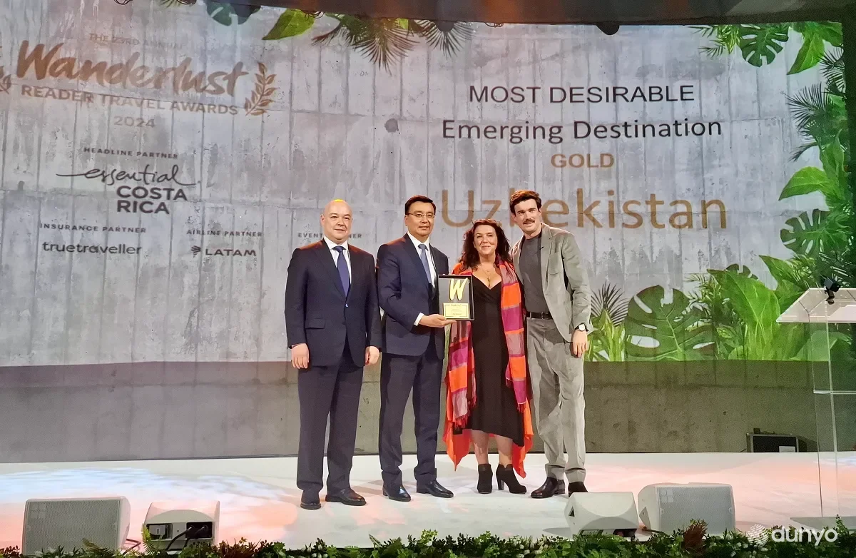 Лондонда Ўзбекистон дунёдаги энг яхши янги сайёҳлик йўналиш сифатида тан олинди