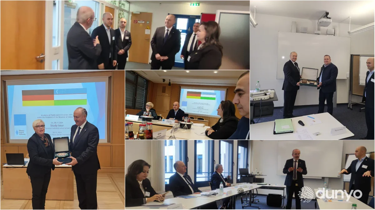 Ўзбекистон Президенти ҳузуридаги Давлат бошқаруви академияси делегацияси Германияда самарали учрашувлар ўтказмоқда