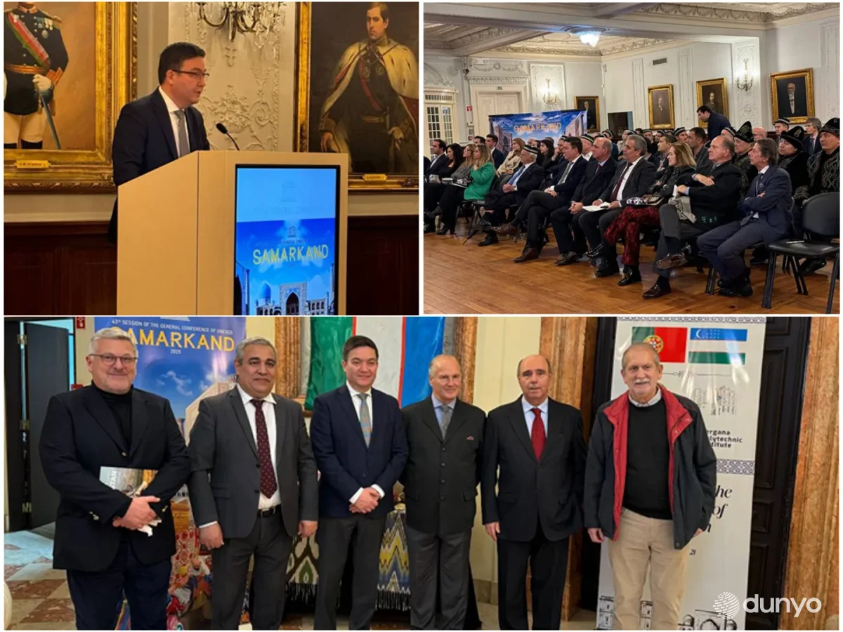 Lissabonda Samarqand shahrida o'tkaziladigan YUNESKO Bosh konferensiyasi 43-sessiyasiga bag'ishlangan targ'ibot tadbiri o'tkazildi