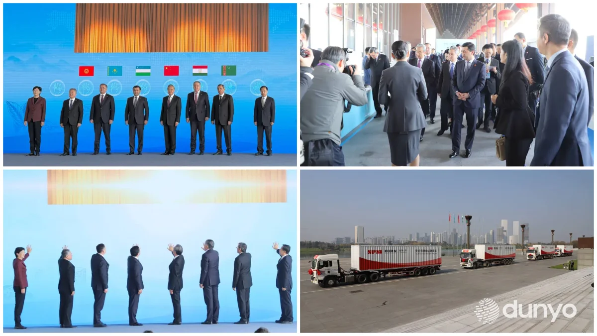 В китайском городе Чэнду состоялись выставка товаров и запуска 5000-й грузовой автоколонны и 500-го поезда в Центральную Азию