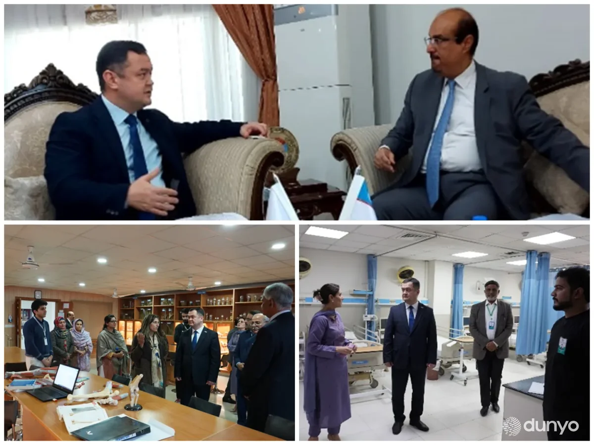 Покистон компанияси Ўзбекистонда тиббий таълим ўқув муассасаси ва шифохона қуриш лойиҳасини амалга оширишга қизиқиш билдирмоқда