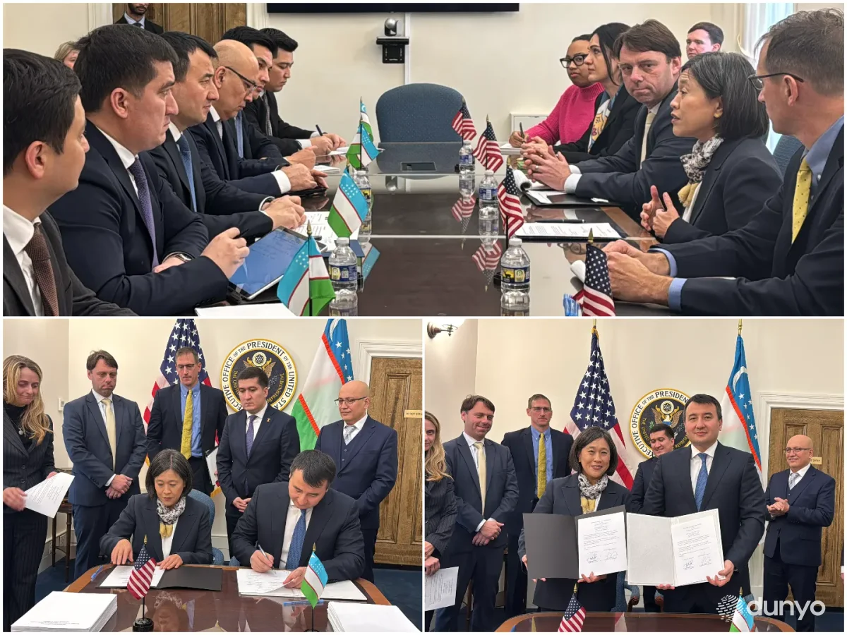 Узбекистан и США подписали протокол о доступе на рынок товаров и услуг в рамках процесса вступления нашей страны в ВТО