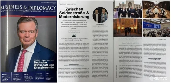 Журнал "Business & Diplomacy": Узбекистан переживает эпоху великих перемен