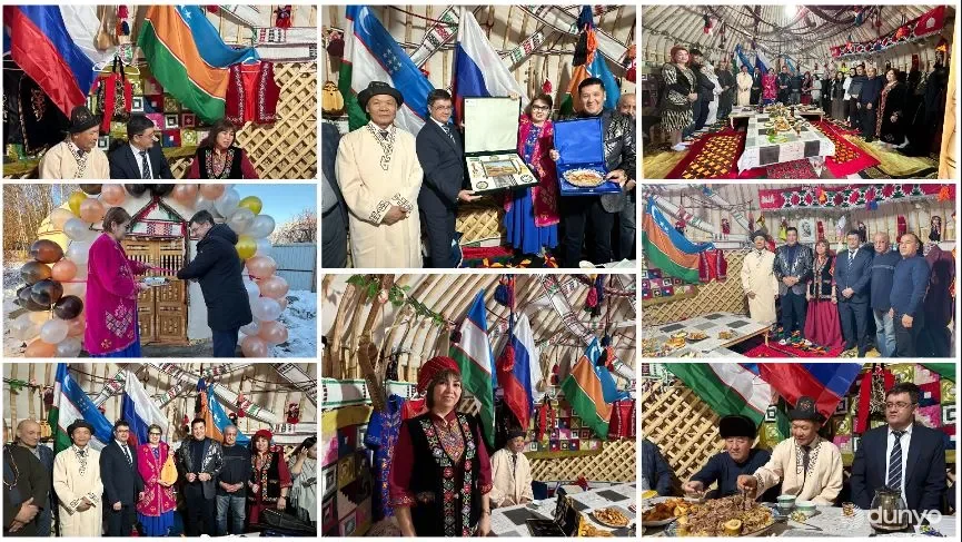 В преддверии Нового года в Москве состоялось торжественное открытие каракалпакской юрты