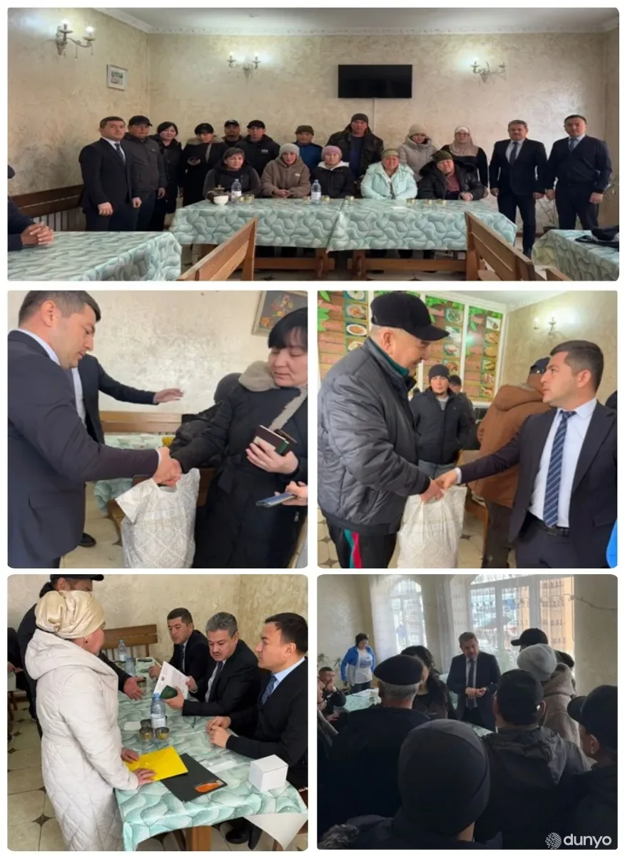 Қозоғистонда оғир аҳволга тушиб қолган ўзбекистонлик меҳнат муҳожирларига ёрдам кўрсатилди