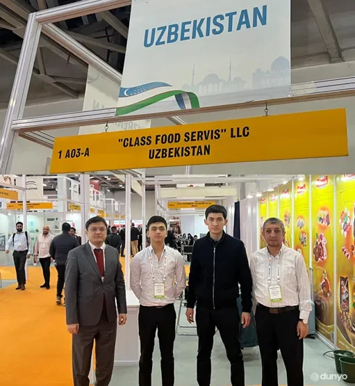 Ўзбекистонда ишлаб чиқарилган озиқ-овқат маҳсулотлари Ҳиндистонда бўлиб ўтаётган халқаро кўргазмада намойиш этилмоқда