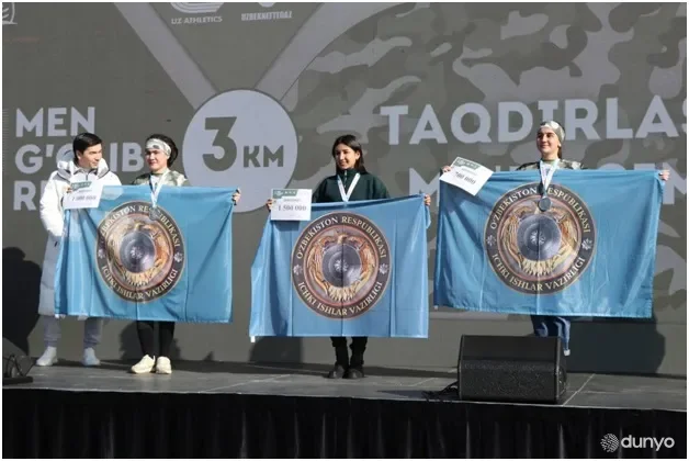 В парке «Yangi O’zbekiston» состоялся военно-патриотический забег «Men G’olib Run»