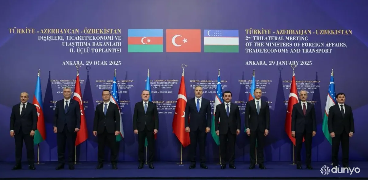 Анқарада Ўзбекистон, Озарбайжон ва Туркия вазирларининг иккинчи уч томонлама учрашуви бўлиб ўтди