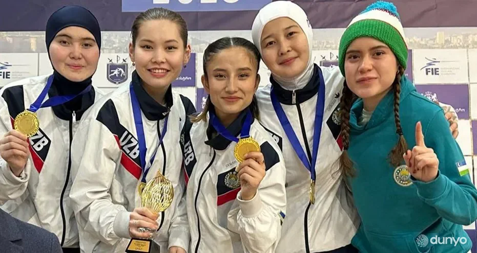 Золотая медаль молодежного Кубка мира в копилке женской сборной Узбекистана по сабле