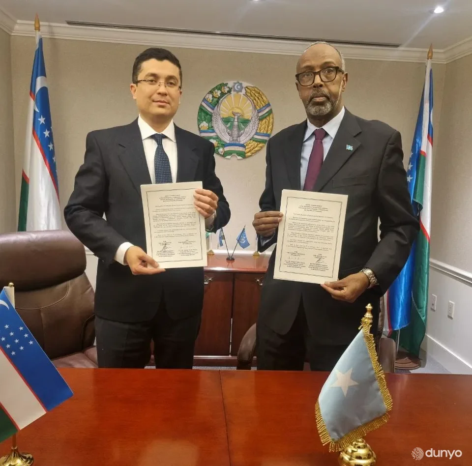 Ўзбекистон ва Сомали ўртасида дипломатик муносабатлар ўрнатилди