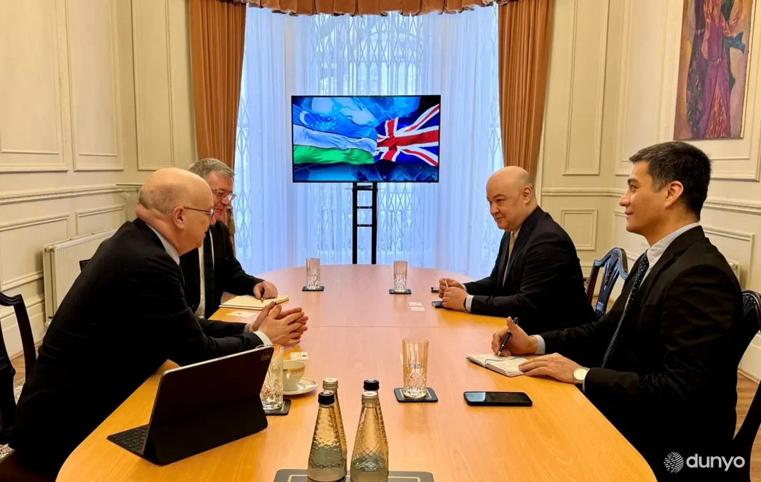 Buyuk Britaniya konsorsiumi bilan O'zbekistonda transport va energetika sohalarida qo'shma loyihalarni amalga oshirish bo'yicha kelishuvga erishildi