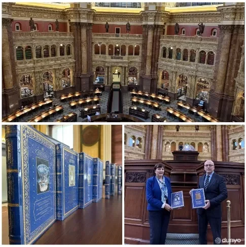 "O'zbekiston madaniy merosi jahon to'plamlarida" turkumidagi 50 jildlik kitob-albomlar AQSh Kongressi kutubxonasiga topshirildi