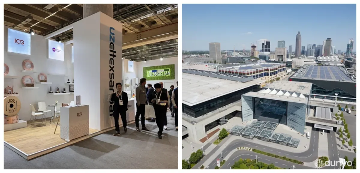 O'zbekistonda ishlab chiqarilgan qurilish va energetika mahsulotlari Frankfurt-Maynda bo'lib o'tgan ko'rgazmada e'tirof etildi