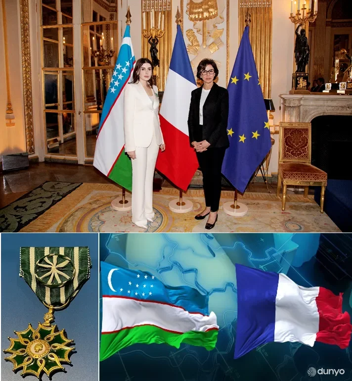 Ўзбекистон вакили Франциянинг "Санъат ва адабиёт" ордени билан тақдирланди
