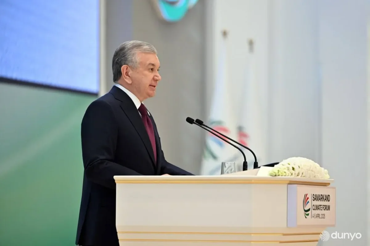 Address by the President of Uzbekistan Shavkat Mirziyoyev at the Samarkand climate forum