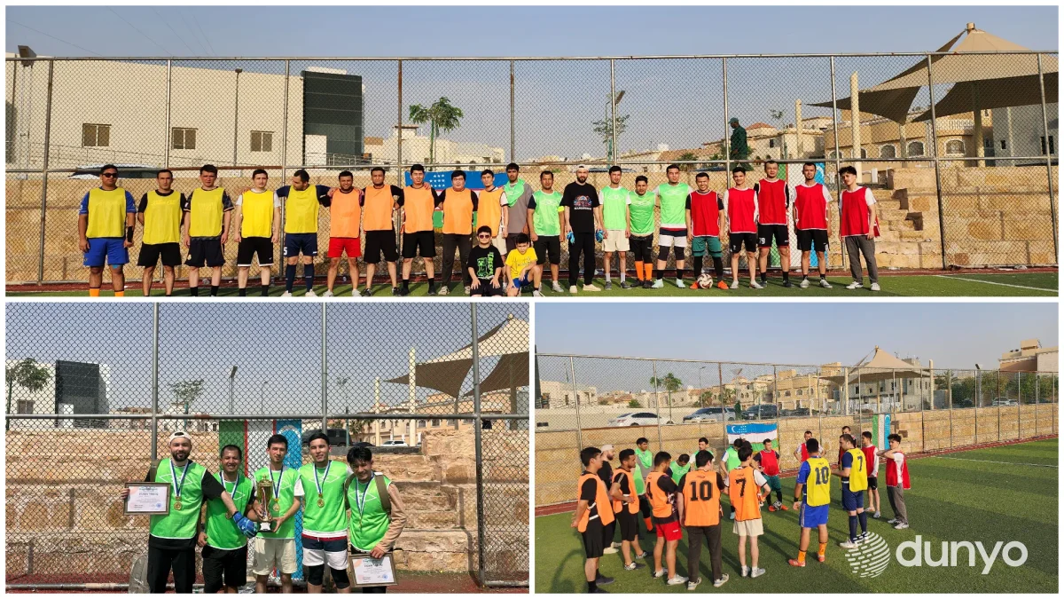 Saudiya Arabistonidagi vatandoshlar o'rtasida futbol turniri tashkil etildi