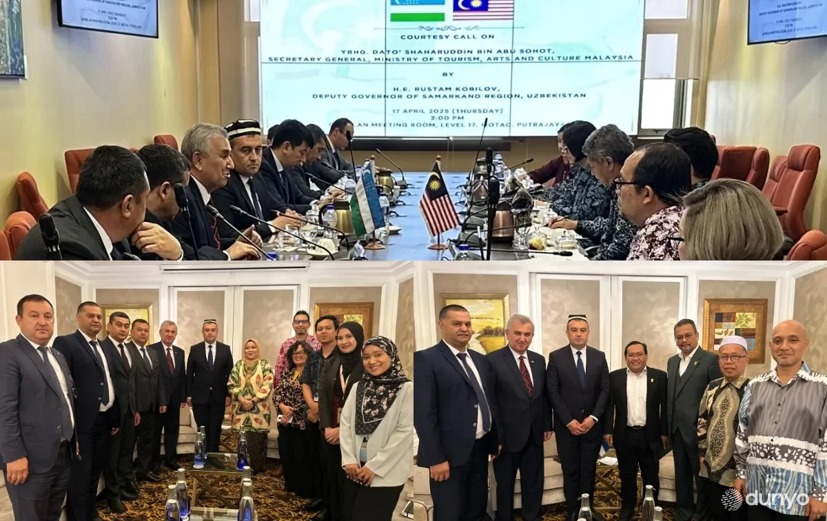 Malayziya bilan turizm va madaniyat sohasidagi hamkorlik kengaytiriladi