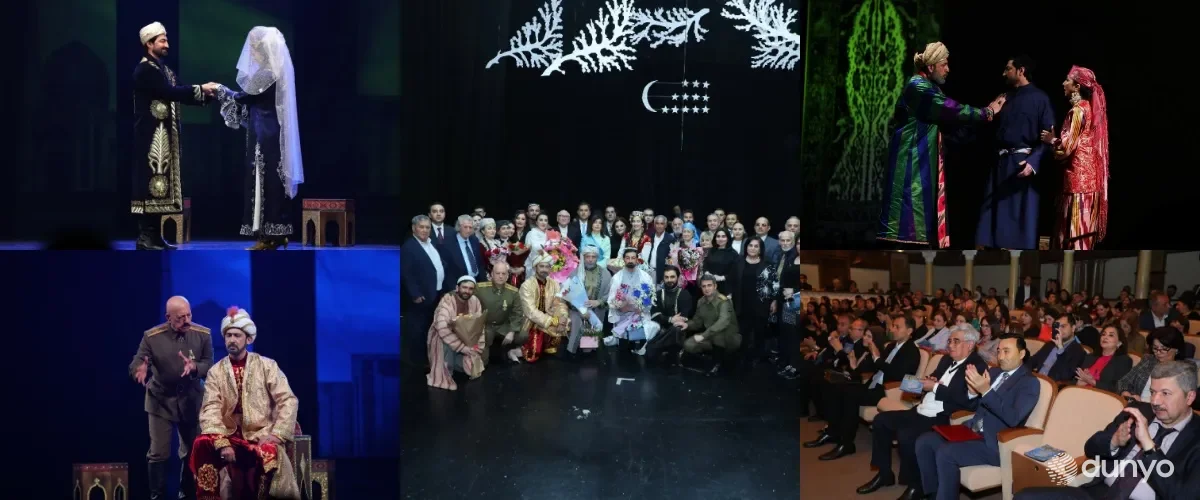 Спектакль по роману «Минувшие дни» на азербайджанском языке поставлен в сцене Азербайджанского государственного национального академического драматического театра