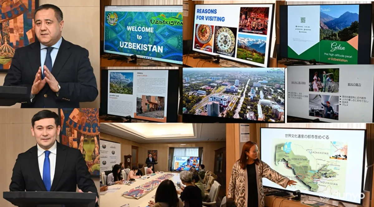 O'zbekistonda ochilayotgan yangi sayyohlik yo'nalishlari Yaponiyada taqdim etildi