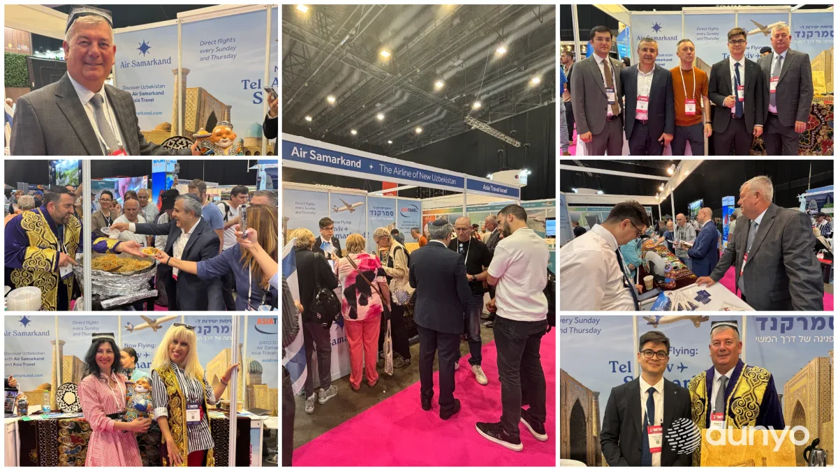O'zbekiston turizm salohiyati Isroilda bo'lib o'tgan xalqaro ko'rgazmada namoyish etildi
