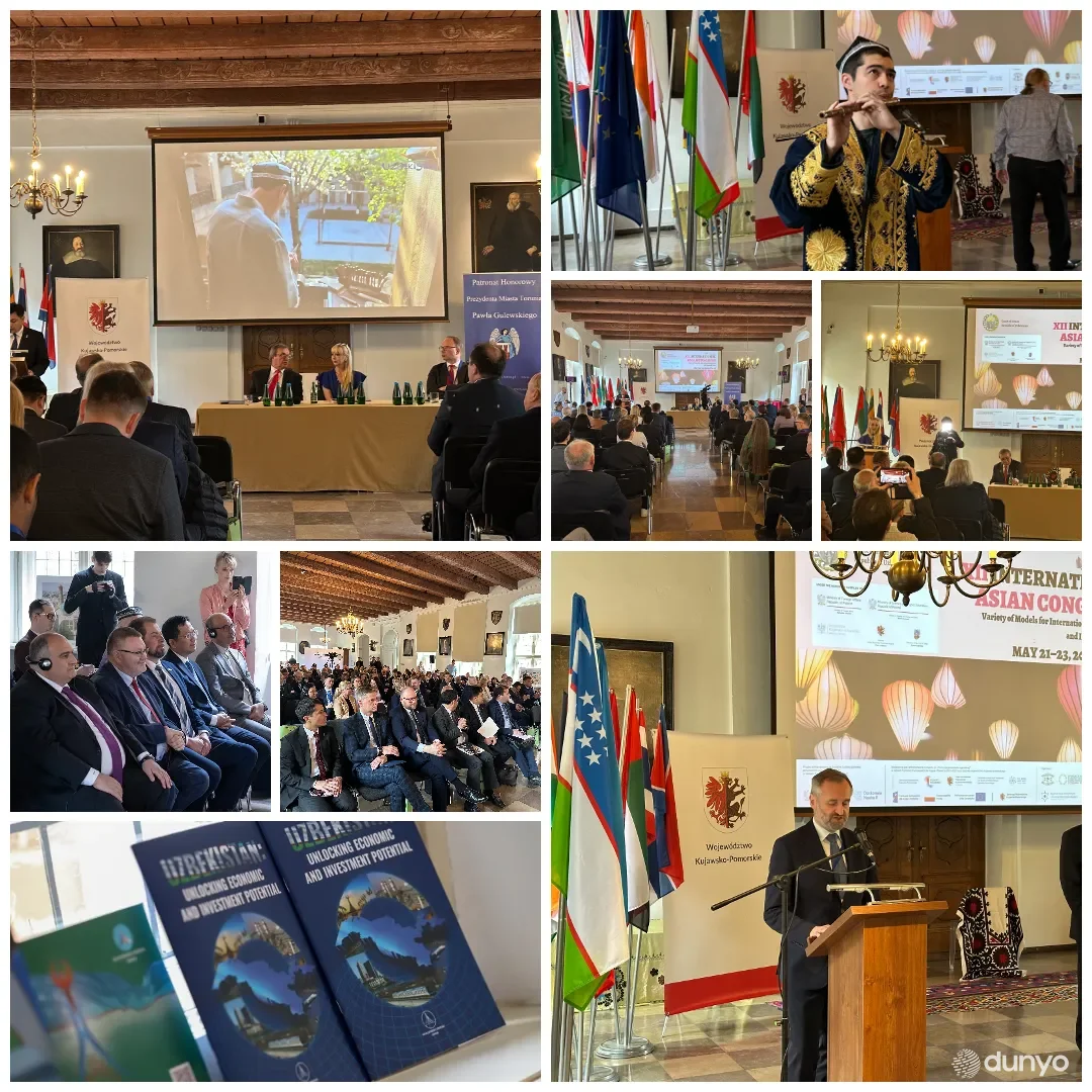 O'zbekiston delegatsiyasi Polshada bo'lib o'tgan XII Xalqaro Osiyo kongressida faxriy mehmon sifatida ishtirok etdi