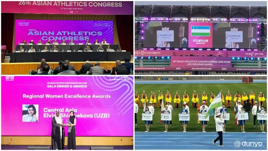 Сборная Узбекистана принимает участие в Чемпионате Азии по лёгкой атлетике в Южной Корее