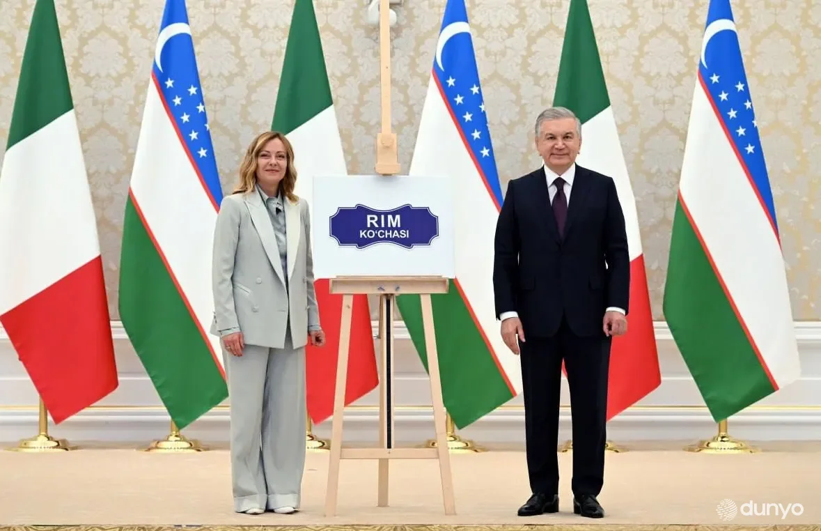 Улице в Самарканде присвоено имя города Рима