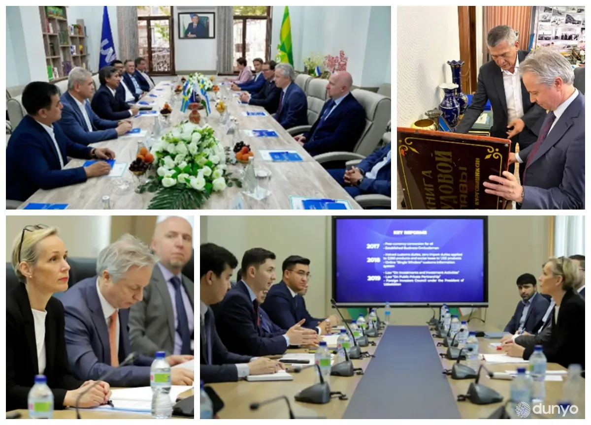 Узбекистан и Швеция предметно обсуждают вопросы наращивания торгового и инвестиционного сотрудничества