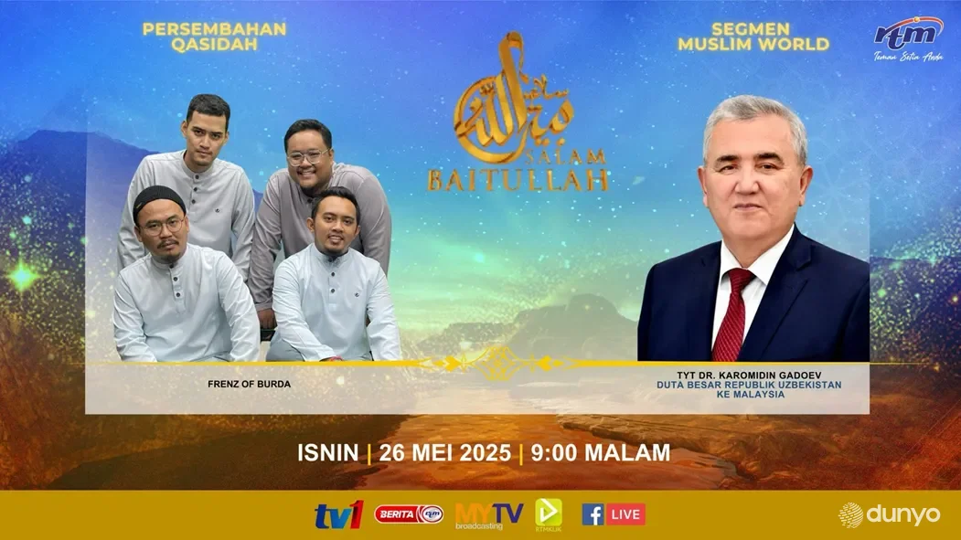 Malayziyaning ommabop telekanalida O'zbekistonning "Haj-2025" mavsumiga tayyorgarlik va Haj amallarini ado etish bo'yicha tajribasiga oid ko'rsatuv namoyish etildi