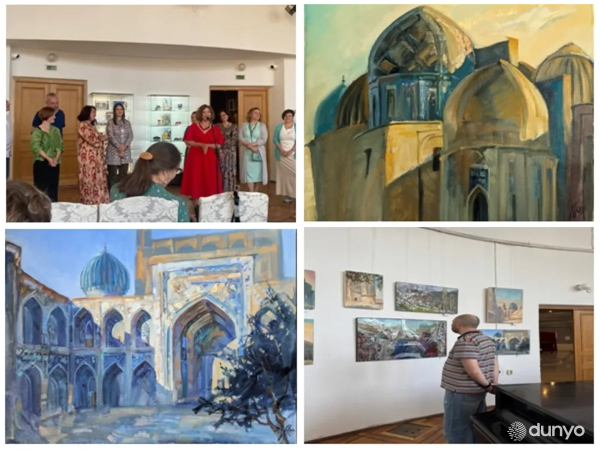 В Центральном доме работников искусств Москвы прошла выставка «Арт-караван. Узбекистан-Россия»