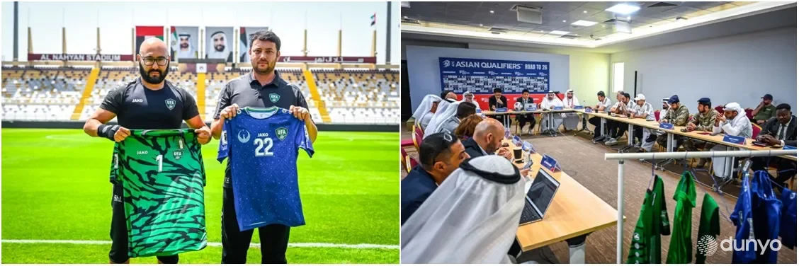 Футбол бўйича Ўзбекистон миллий терма жамоаси БААга қарши кўк либосда ўйнайди