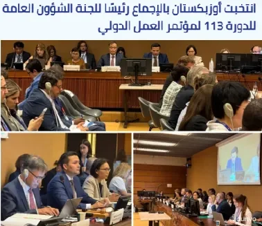 Избрание Узбекистана председателем Комитета по общим вопросам 113-й сессии Международной конференции труда в фокусе внимания СМИ Саудовской Аравии