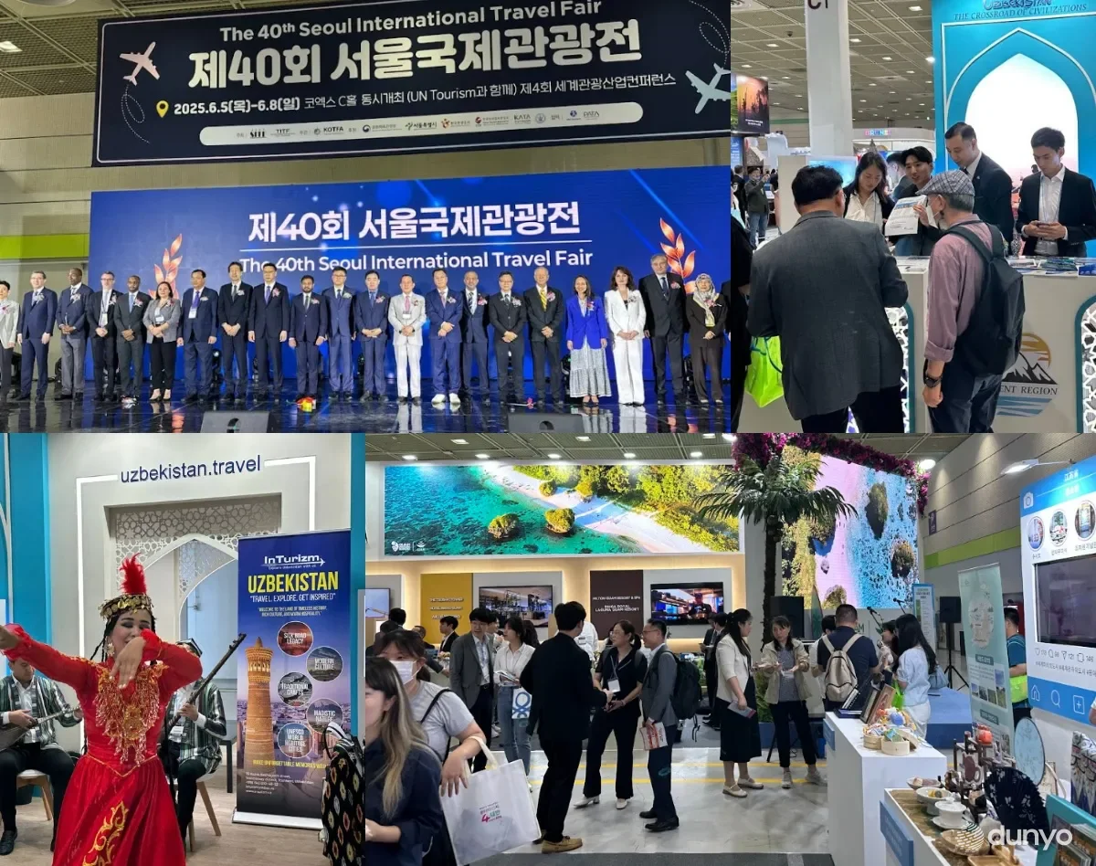 O'zbekiston hududlarining sayyohlik salohiyati Janubiy Koreyadagi eng yirik xalqaro turizm yarmarkasida namoyish etilmoqda