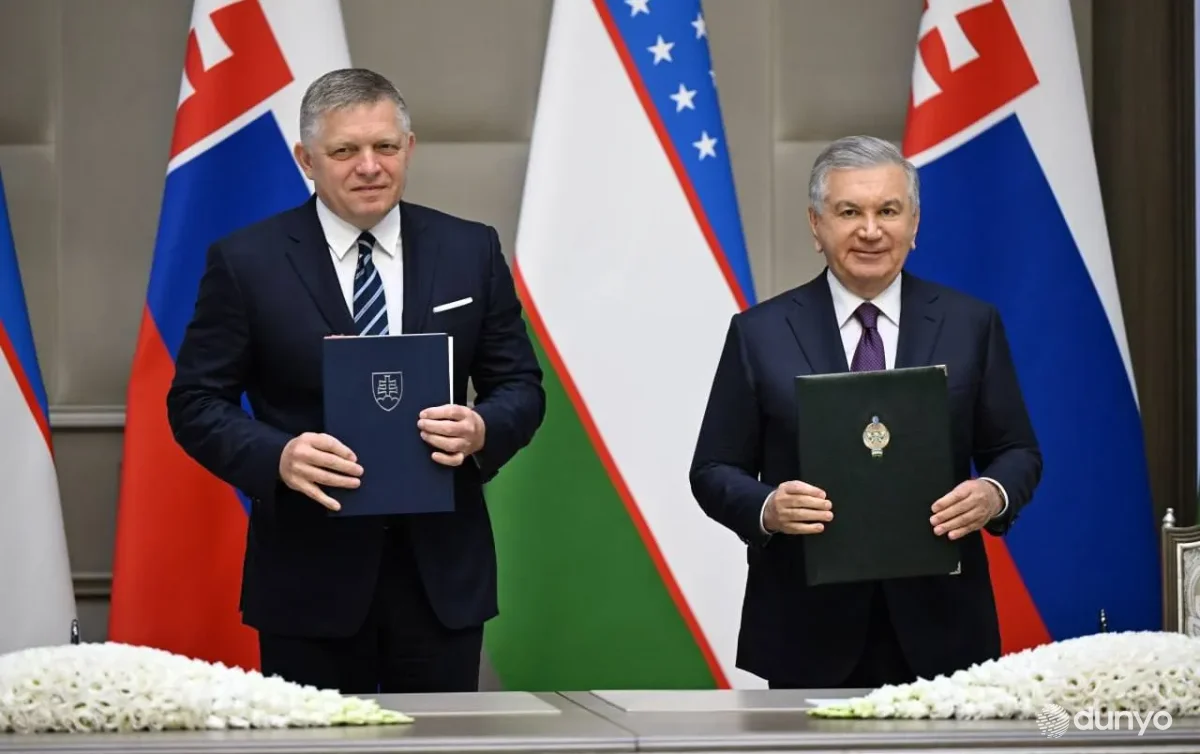 Лидеры Узбекистана и Словакии подписали Совместную декларацию об установлении отношений стратегического партнерства