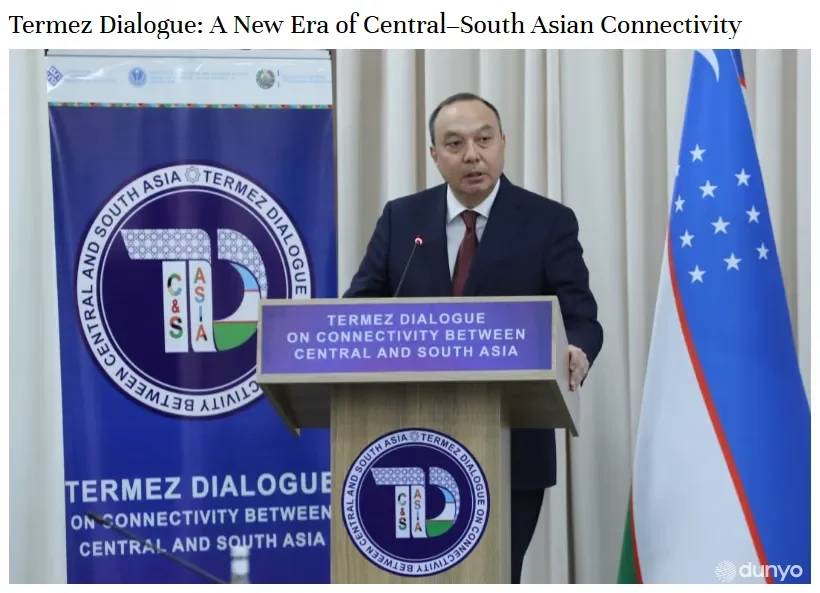 Марказий ва Жанубий Осиё ўртасидаги ўзаро боғлиқлик бўйича Термиз мулоқотининг биринчи йиғилиши якунлари Венгрия ОАВ нигоҳида