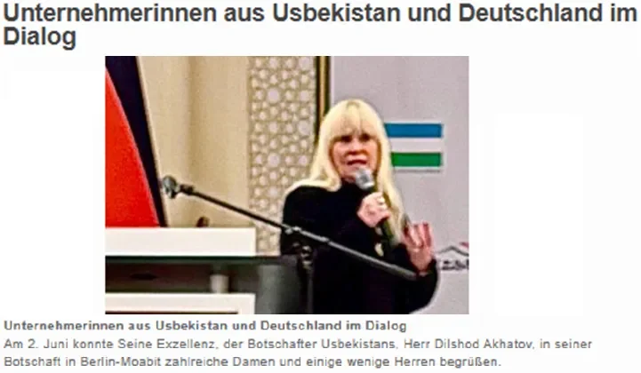 "Stimme der Hauptstadt": Берлинда биринчи Ўзбекистон ва Германия тадбиркор аёллар форуми ўтказилди