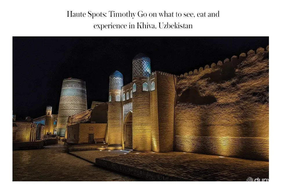 "Tatlerasia": Сингапурлик журналист Хива шаҳрида ўз бизнесини йўлга қўйди