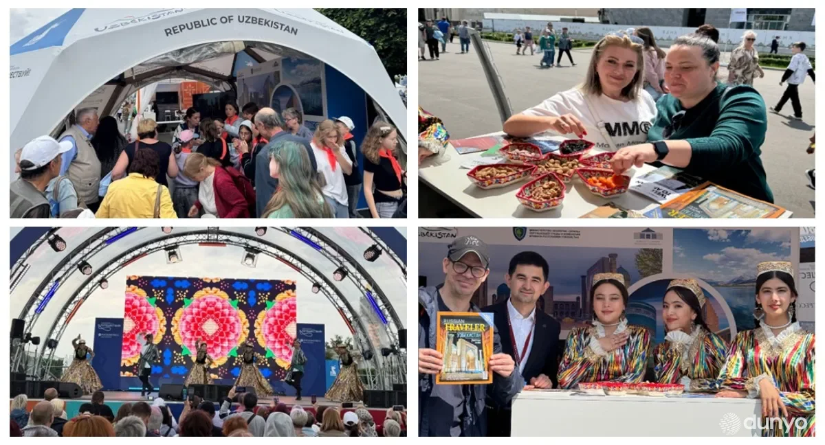 Rossiya poytaxtida bo'lib o'tgan "Sayohat qil!" turizm forumida O'zbekiston milliy stend bilan qatnashdi