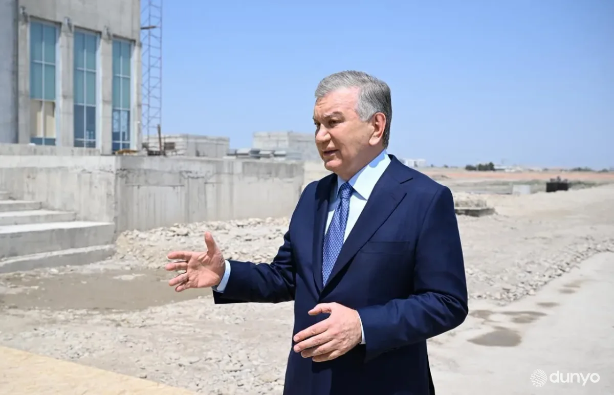 O'zbekiston Prezidenti "Toshkent-Sharqiy" aeroporti qurilishini ko'zdan kechirdi