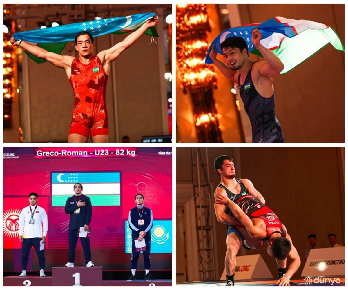 Ўзбекистон ёш курашчилари Осиё чемпионатини 4 та медаль билан бошлашди