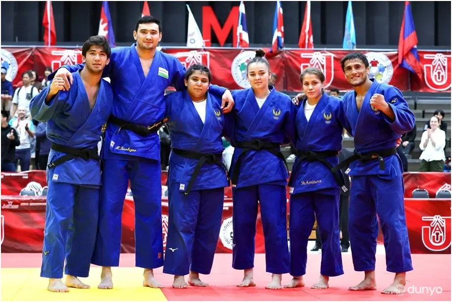 Сборная Узбекистана сразится с командой Туркменистана за выход в четвертьфинал чемпионата мира по дзюдо в командном-микст направлении