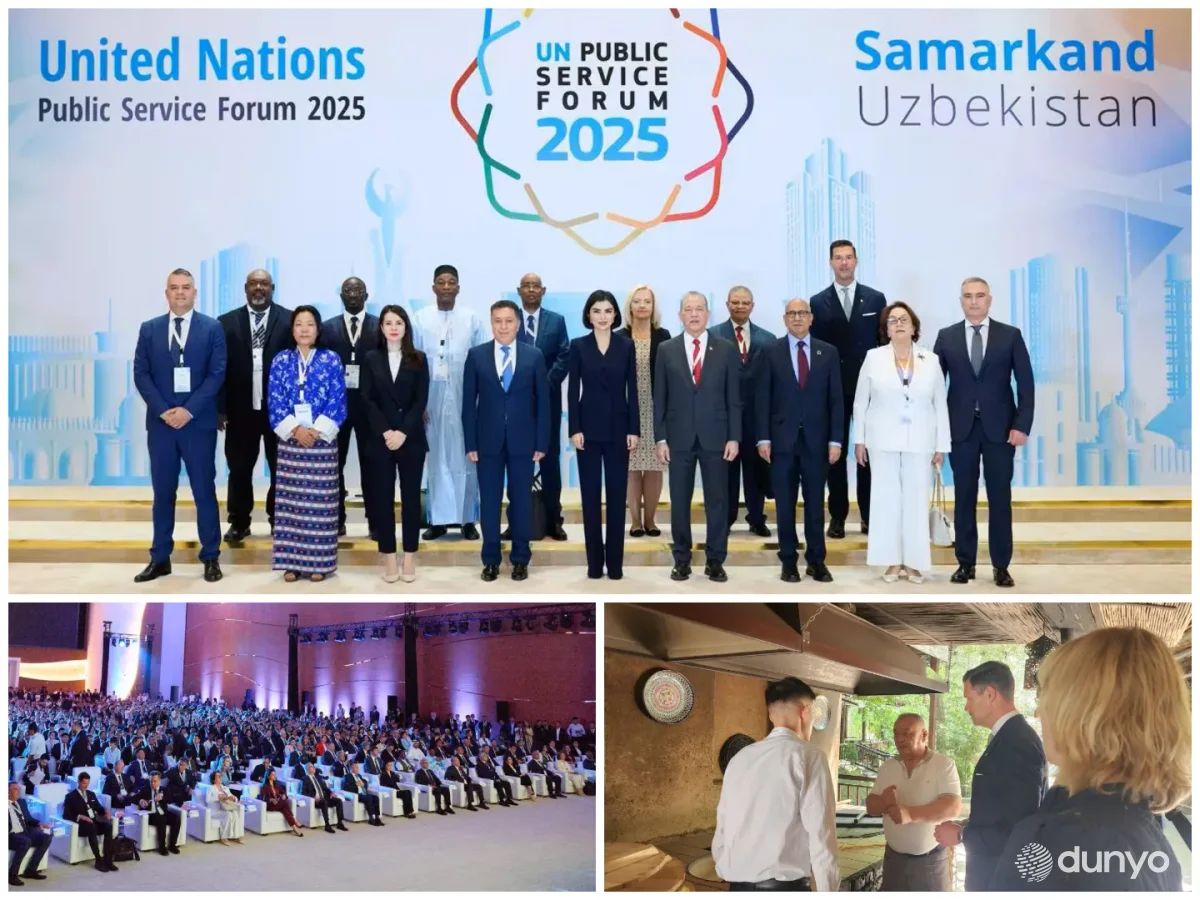 Швеция миграция вазири Самарқандда бўлиб ўтаётган БМТнинг Давлат хизмати форумида иштирок этмоқда